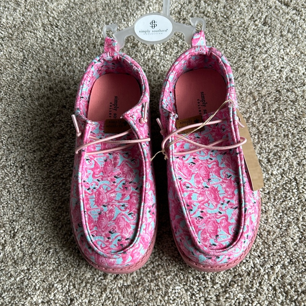 Simply southern collection slip on shoes size 2 girls